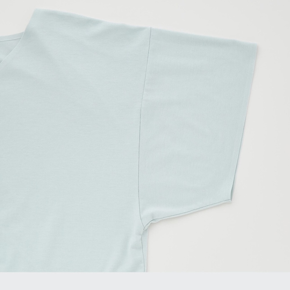 Uniqlo Airism Short Sleeve V-Neck Tunic Top, Gray, size XXL - Picture 10 of 12